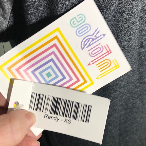 NWT Lularoe XS Randy in greys - Picture 7 of 8